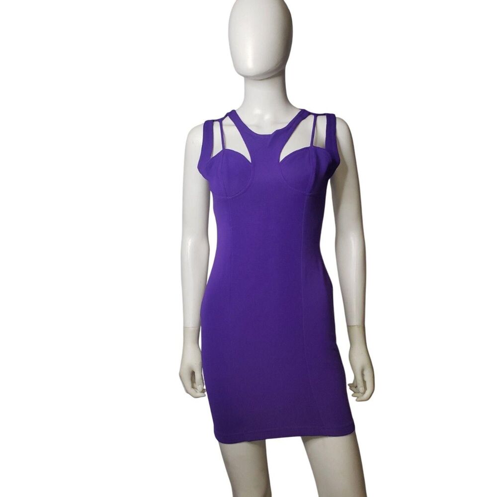 Pia Clothing Dress Womens Medium Cut Out Bodycon Sleeveless Party Sexy USA - Picture 8 of 8